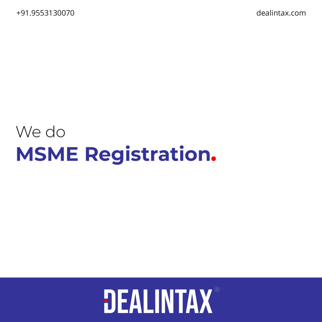 Company explaining that MSME Registrations could be done