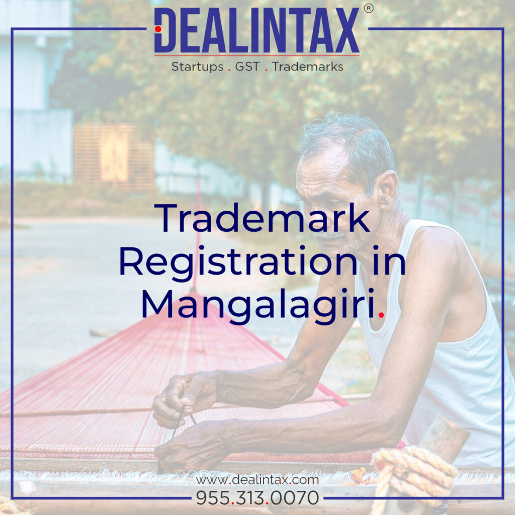 Trademark registration services in Mangalagiri for businesses, startups, and entrepreneurs protecting brand names and logos.