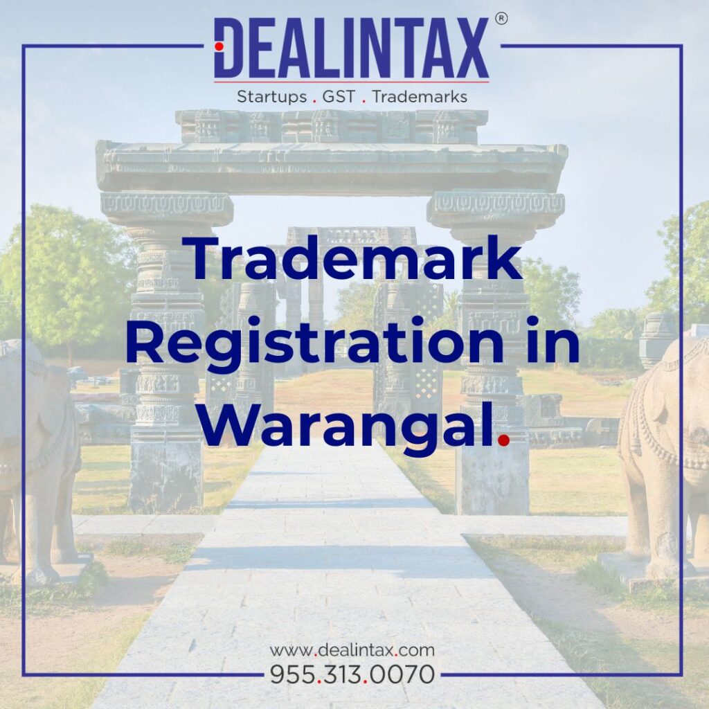 Dealintax providing trademark registration services in Warangal for startups and business owners